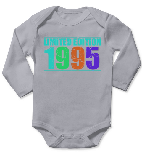 25th Birthday Gift idea Limited Edition 1995 Long Sleeve Baby One-Piece