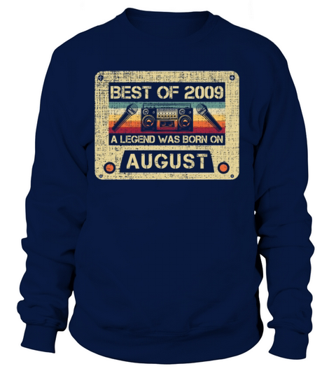 August Twelfth Birthday Vintage Cassette Gift Women's Sweatshirt