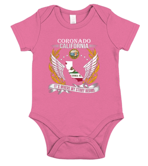 Coronado california It is where my story begins Short Sleeve Baby One-Piece