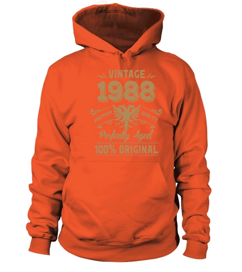 Vintage 1988 Premium Quality Orginal Women's Hoodie