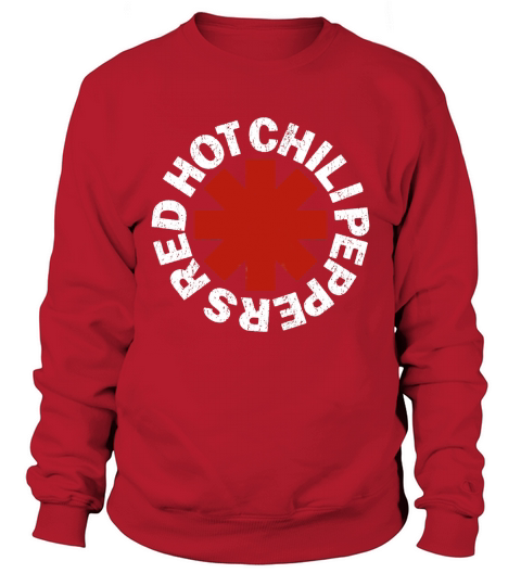 Red Hot Chili Peppers Vintage Logo Distressed Sweatshirt Unisex