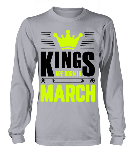 Kings Are Born In March Women's Long Sleeve