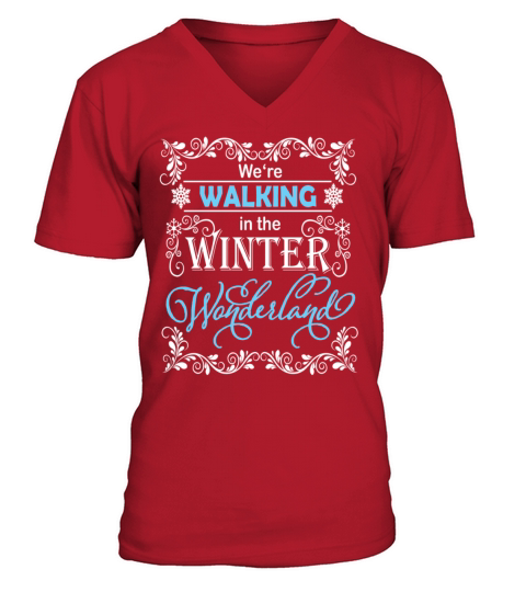 Winter Wonderland Christmas Gift Men's V-Neck T-shirt