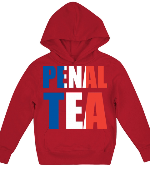 Final soccer penalty penal tea France funny gift Kids Hoodie