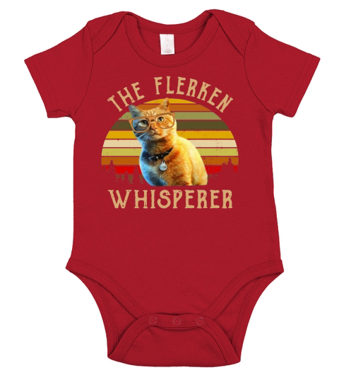 Goose Cat The Flerken Whispered vintage sunset Short Sleeve Baby One-Piece