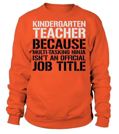 Kindergarten Ninja Teacher Funny Teachers T-Shirts Women's Sweatshirt