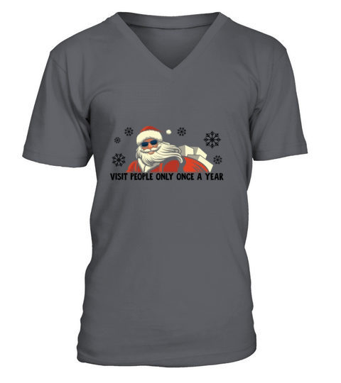 Merry Christmas Santa Claus Men's V-Neck T-shirt