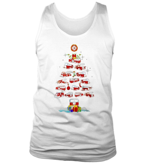 Firefighter Christmas Tshirt Tank Top Unisex