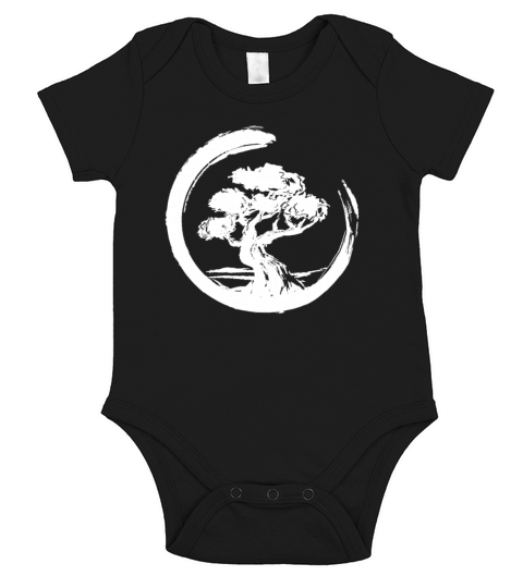 Bonsai Tree Japanese Gardening Short Sleeve Baby One-Piece