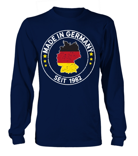 Made In Germany Since 1982 Birthday Gift Idea Men's Long Sleeve