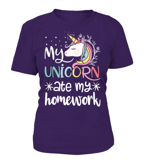 My Unicorn Ate My Homework Women's T-Shirt