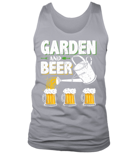 Garden and Beer Funny Gardener Men's Tank Top