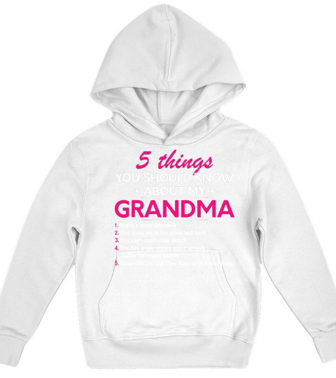5 Things You Should Know About My Grandma - Baby Onesie Kids Hoodie