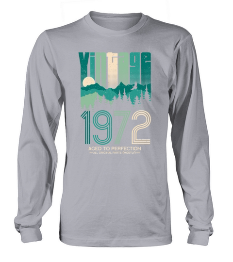 Vintage 1972 - 50 years old - 50th birthday gift Women's Long Sleeve