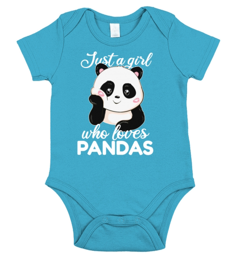 Panda Short Sleeve Baby One-Piece