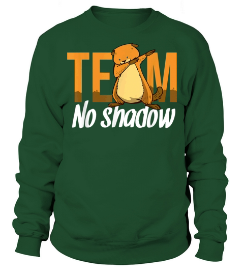 Funny Groundhog Day Team No Shadow Dabbing Kids Men's Sweatshirt