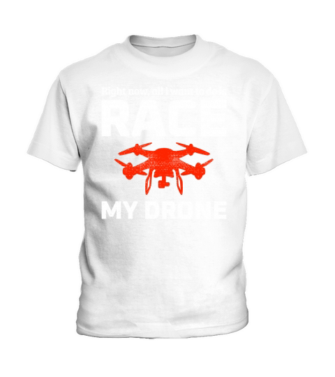 Fpv Drone Racing Quadcopters RC Pilot Aerial sport Kids T-Shirt