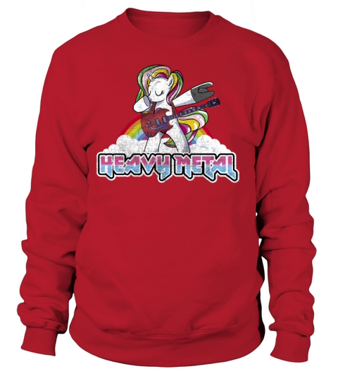Heavy Metal Festival dabbing unicorn Women's Sweatshirt