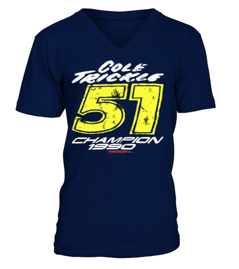 51 COLE TRICKLE LOGO Men's V-Neck T-shirt