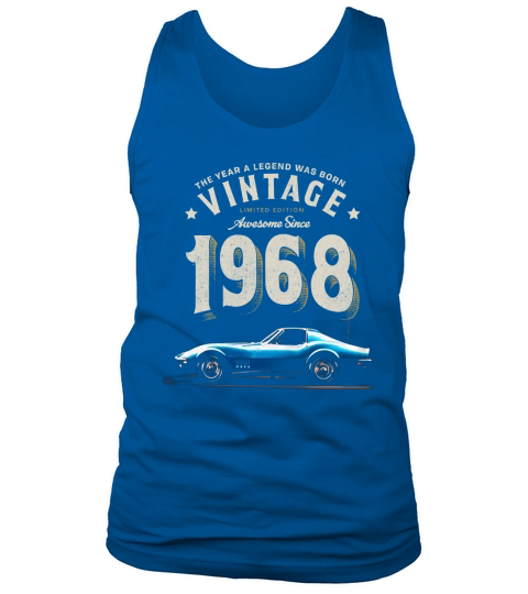 VINTAGE 1968 CORVETTE Tank Top Unisex
