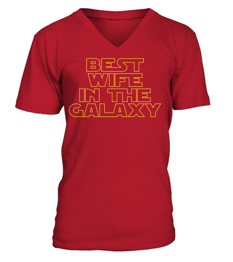 Best Wife in the Galaxy Men's V-Neck T-shirt