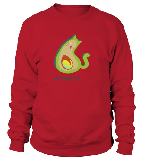 Avogato Avocado Cat design Women's Sweatshirt