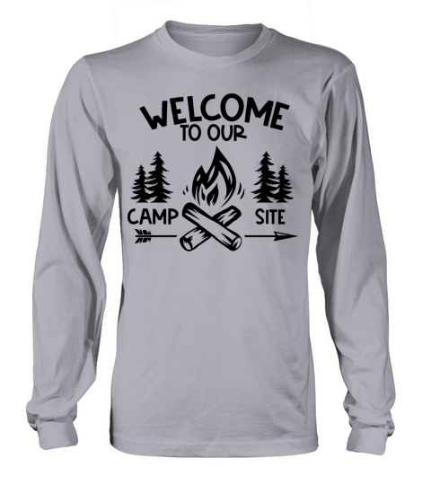 Welcome to our camp site Women's Long Sleeve