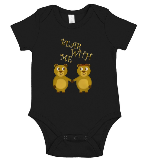 Bear with me Short Sleeve Baby One-Piece