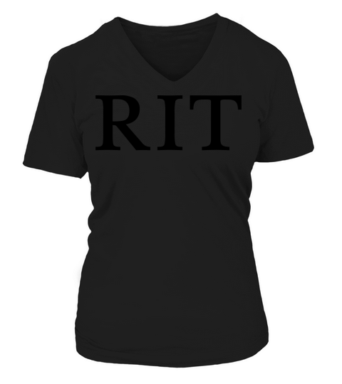 Simple Logo Rochester Institute Of Technology 2020 V-neck T-Shirt Woman