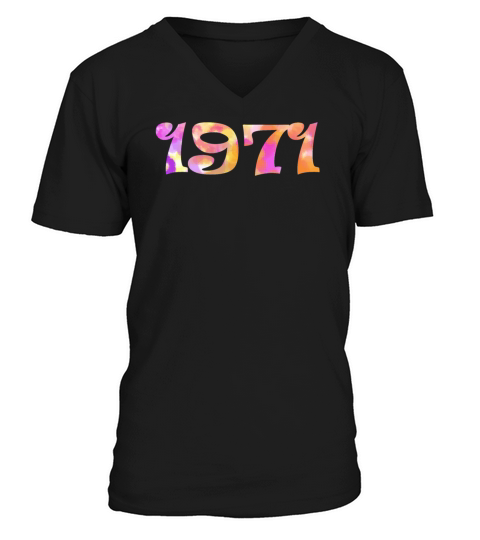 Vintage 1971 Men's V-Neck T-shirt