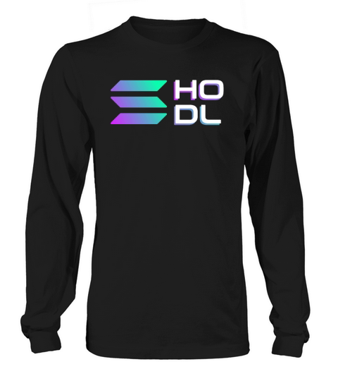 Solana SOL crypto hodl Men's Long Sleeve