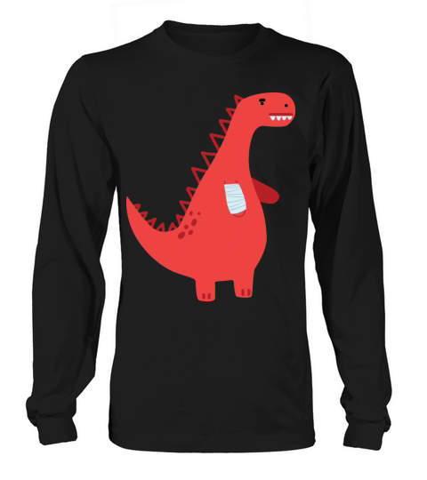 Dinosaur with cast Men's Long Sleeve