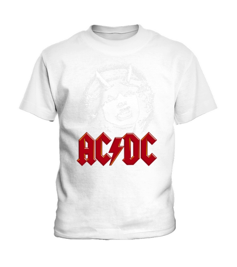 ACDC Fans Angus Young In Your Face Kids T-Shirt