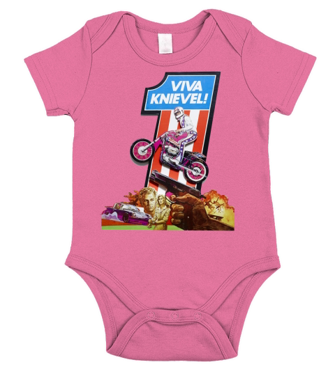 Viva Knievel Short Sleeve Baby One-Piece