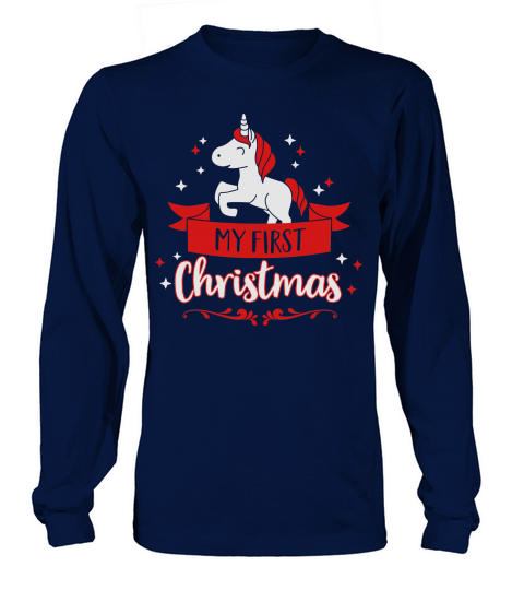 My first Christmas - Unicorn - baby - child - Xmas Women's Long Sleeve