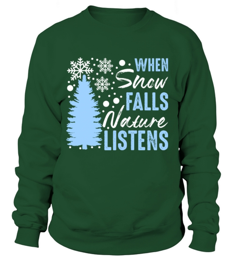 Beautiful winter quote Women's Sweatshirt
