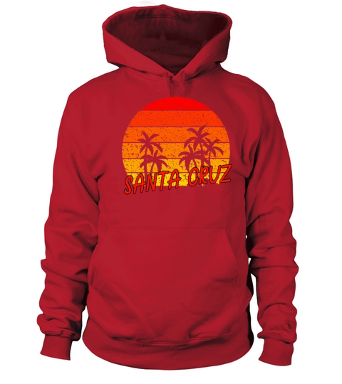 Santa Cruz retro vintage sunset Women's Hoodie