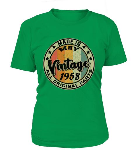 Made In May Vintage 1958 All Original Parts Women's T-Shirt
