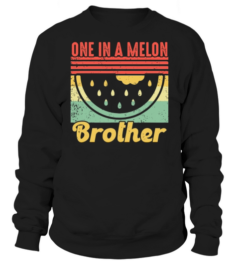 Family summer Watermelon Vintage One In A Melon Men's Sweatshirt