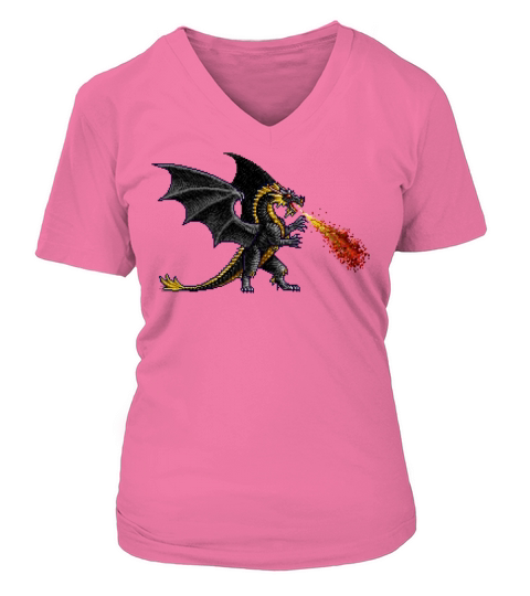 Black Dragon Women's V-Neck T-shirt