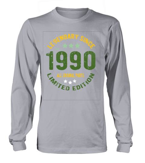1990 Vintage Birthday Women's Long Sleeve