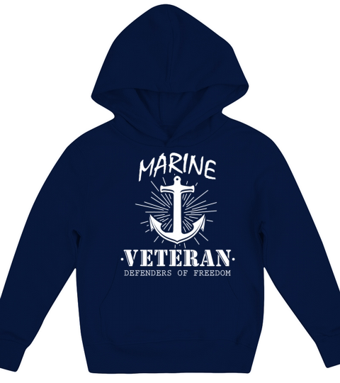 Marine Veteran Defenders Of Freedom T Shirt Gift Kids Hoodie