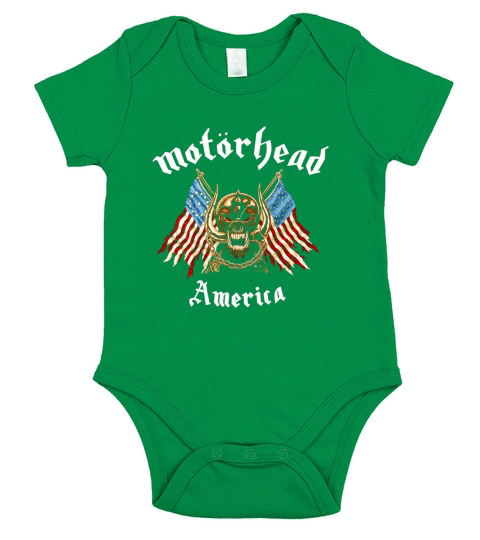 Motorhead American Short Sleeve Baby One-Piece