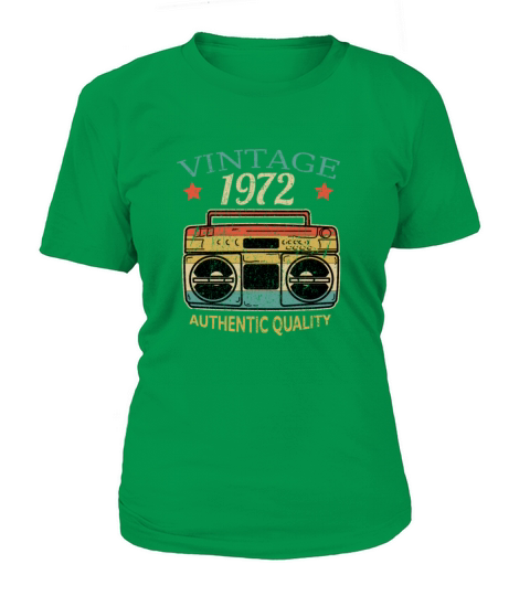 Vintage 1972 Radio Authentic Quality B-Day Gift Women's T-Shirt