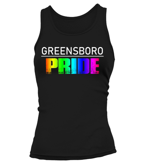 Greensboro Pride LGBTQ Rainbow Tank top Woman
