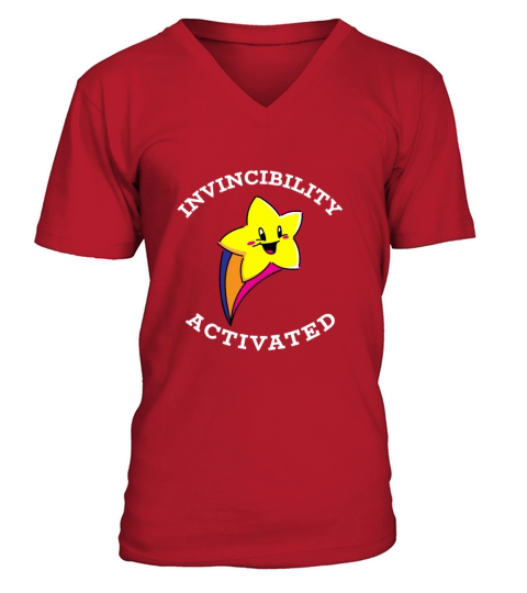 INVINCIBILITY ACTIVATED Men's V-Neck T-shirt