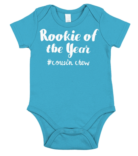 rookie of the year cousin crew Short Sleeve Baby One-Piece