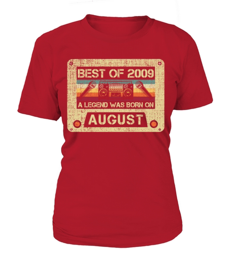 August Twelfth Birthday Vintage Cassette Gift Women's T-Shirt