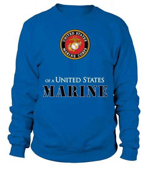 Brother Of A United States Marine, Custom Design Template Sweatshirt Unisex