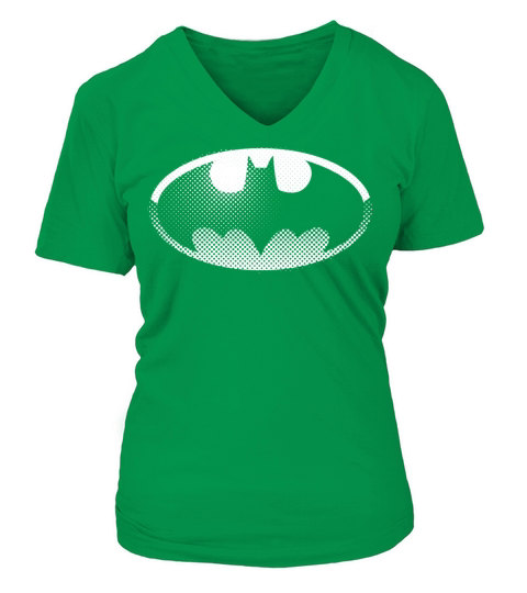 DC Comics Originals Batman Batsignal Logo Women's V-Neck T-shirt
